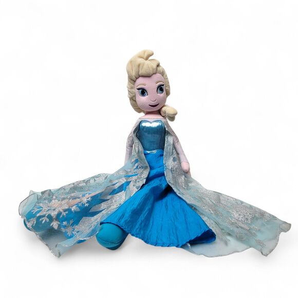 Disney Other - Disney Frozen Princess Elsa Plush Doll Large 24" Stuffed Figure Toy